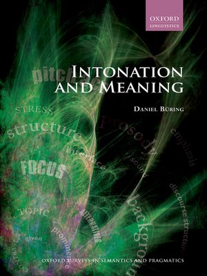 cover image of Intonation and Meaning